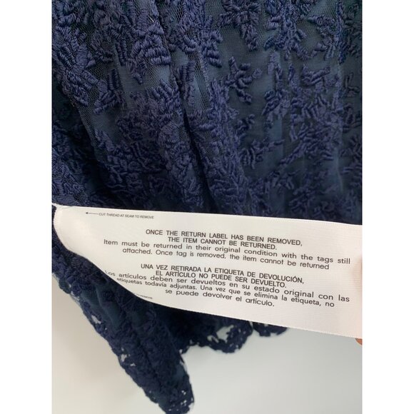 NWT Tadashi Shoji Mesh Lacy Overlay Pencil Dress Size 6 S Stretch RDD10676 - Picture 14 of 16